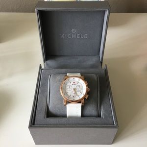 Michele Sport Sail Rose Gold Watch